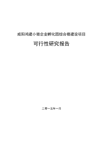 微企业孵化园综合楼建设项目20150112