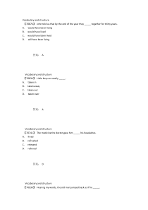 成考-大学英语作业答案