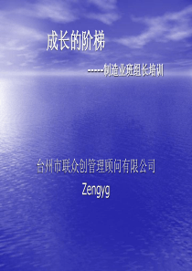 成长的阶梯---基层管理人员的培训教材