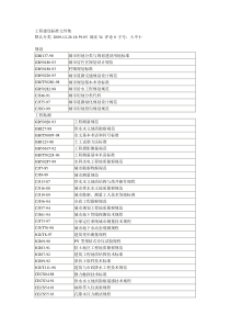 工程建设标准文件集