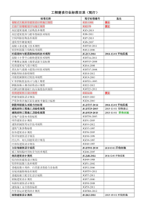 工程建设行业标准(201510修订)