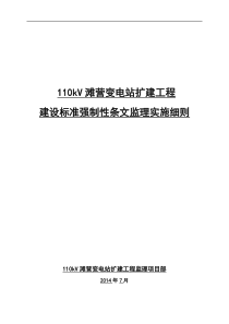 工程建设标准强制性条文监理实施细则