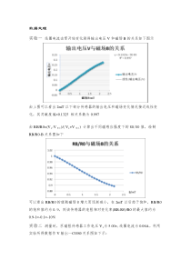 巨磁阻效应实验报告数据