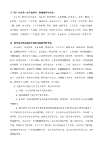 报考二级建造师专业对照表