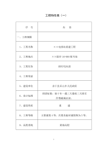 排涝泵站初步设计报告书