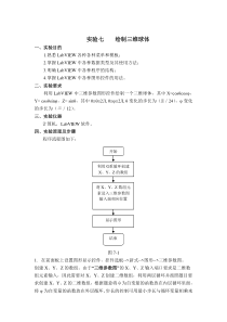 实验七绘制三维球体