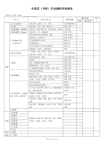 店铺开业验收评估报告