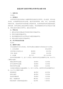 康复医学与理疗学培养方案