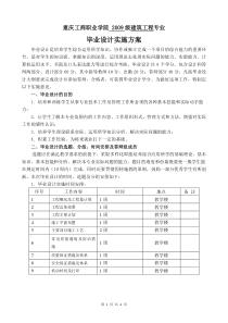 建筑工程09级毕业设计方案