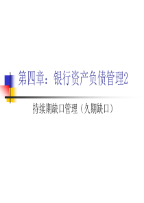 第4章 银行资产负债管理2