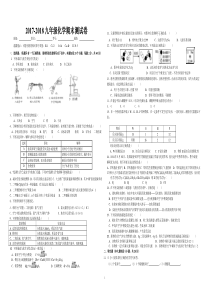 2017九年级化学上册期末考试卷附答案