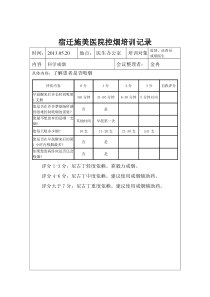 宿迁施美医院控烟2013培训记录