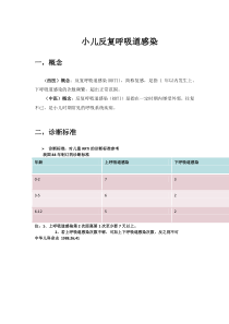 小儿反复呼吸道感染