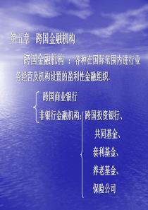 第五章 跨国金融机构2