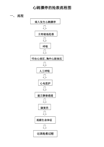 心跳骤停的抢救流程图