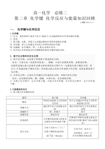 必修-化学键化学反应与能量知识点总结