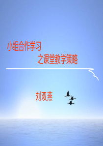 小组合作学习讲座