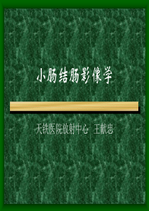 小肠结肠影像学.