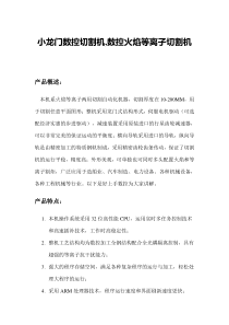 小龙门数控切割机,数控火焰等离子切割机