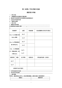 必修二第二章第二节化学能与电能学案