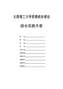 思想政治理论综合实践手册