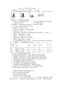 山东省临沂市临沭县第一中学2016届高三上学期第一次月考生物试题[来源：学优高考网541184]