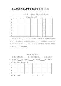 职代会--选票