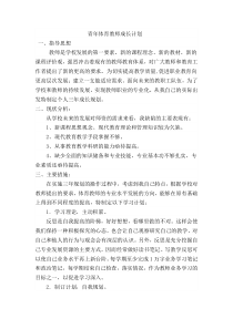 青年教师成长计划总结