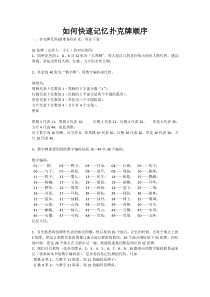 如何快速记忆扑克牌顺序