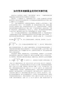 如何理解霍金的同时间事件线