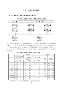 工序余量的确定