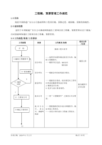 工程概预算管理工作规范