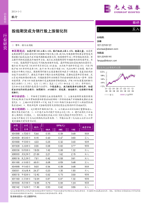 行业研究股指期货成为银行股上涨催化剂