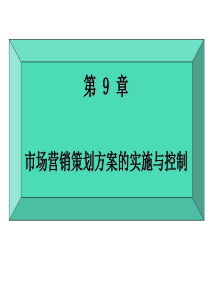 市场营销策划方案的实施与控制