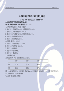 西南财经大学金融学专业复试资料[1]