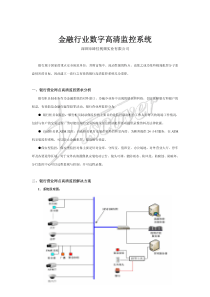 详细-金融行业数字高清监控系统