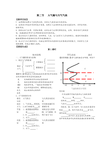 学案第二节大气圈与天气气候