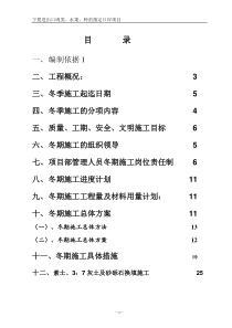 宁夏进出口项目冬季施工方案2014(修改中)