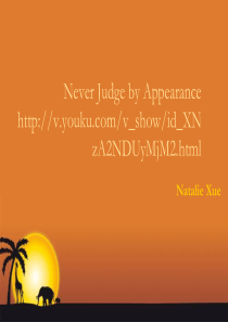 Never-Judge-by-Appearance