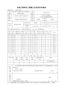 安全评价申报表