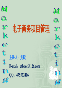11第十一章电子商务项目成本计划制定