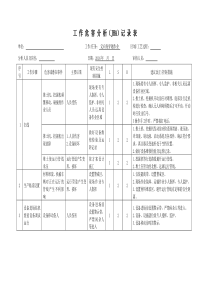 定向钻施工和临电JHA危害分析记录表