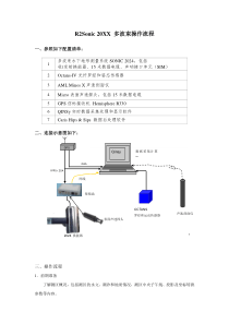 多波束系统操作流程