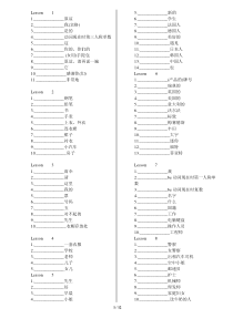 新概念英语第一册单词表默写版1-144