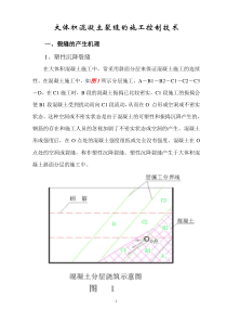 大体积混凝土裂缝的施工控制技术