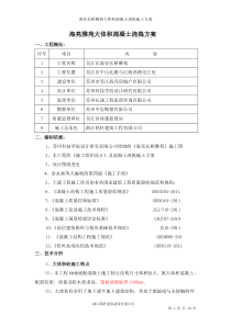 大体积砼施工方案海亮6楼