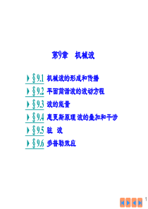 大学物理第9章机械波2013-1.