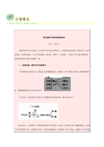 小学语文板书设计