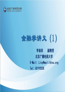 金融学讲义(1)8-19