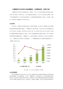 大数据技术与应用专业深度解析(含课程说明师资介绍)